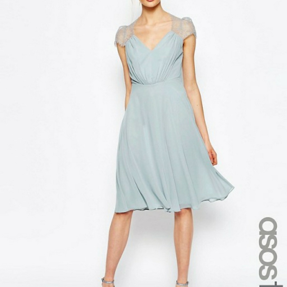Asos Kate Lace Midi Dress